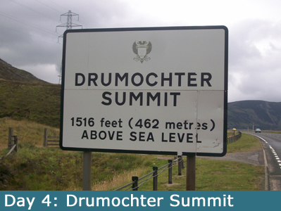 The famous Drumochter Summit